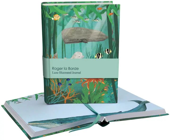 Whale Song Illustrated Journal
