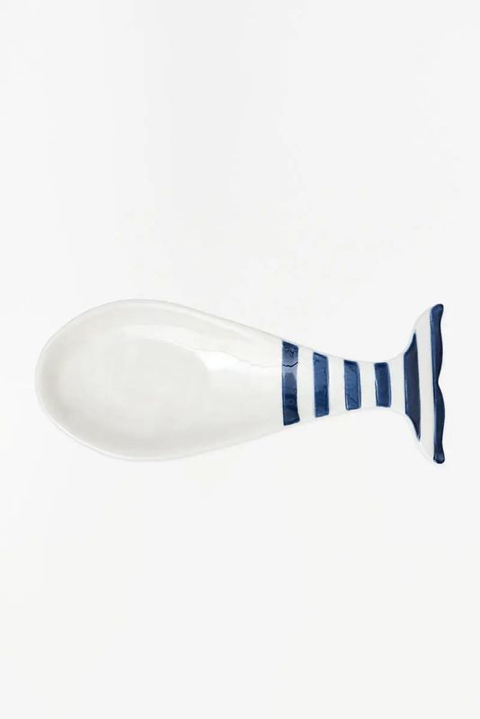 Spoon rest, Ceramic whale