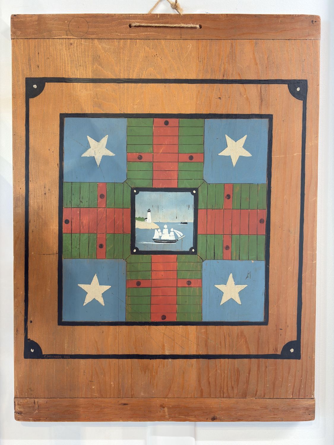 Charles Munro Parcheesi Game Board