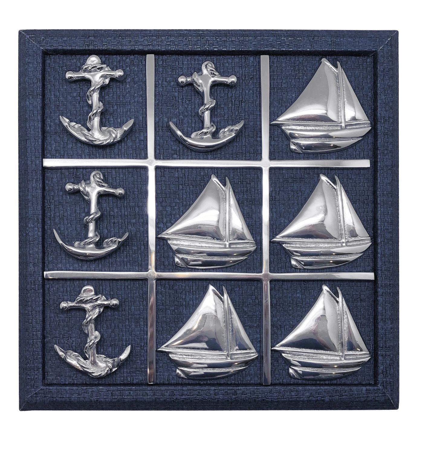 Tic Tac Toe Set - Sailboat &amp; Anchor