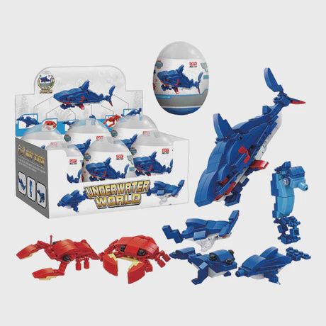 Mini Capsule Block Puzzles - Sealife