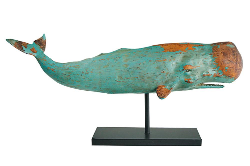Large Sperm Whale with Base, Colour: Green