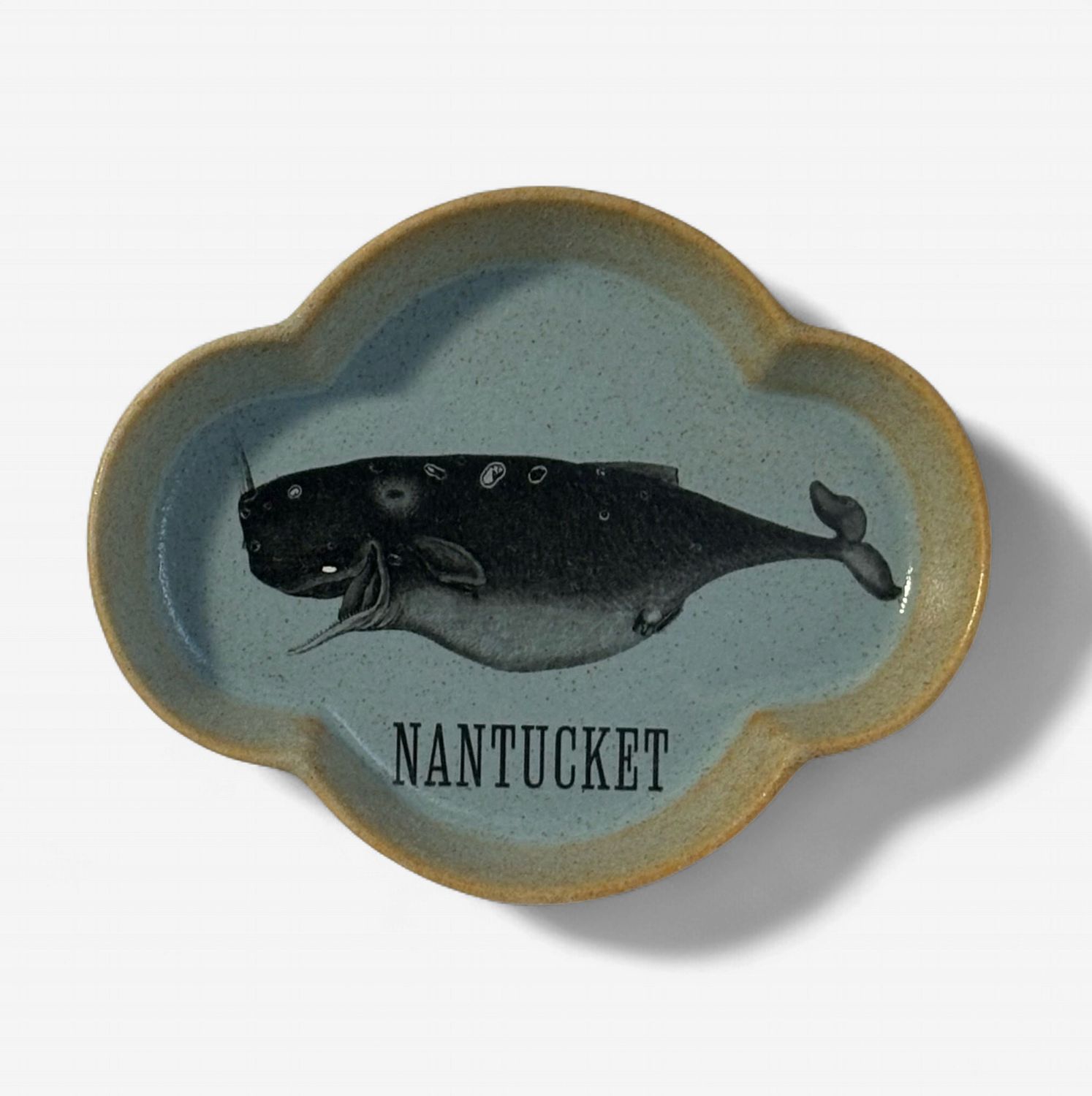 Transferware - Small Cloud-Shaped Dish