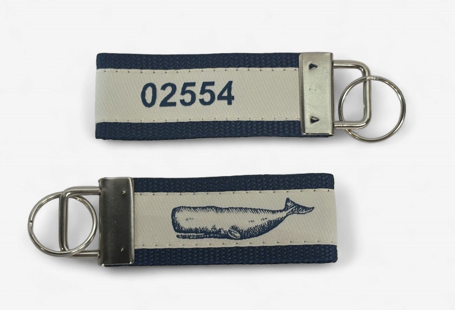 02554/Whale Woven Key Rings