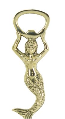 Solid Brass Mermaid Bottle Opener