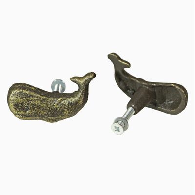 Cast Iron Whale Drawer Pull