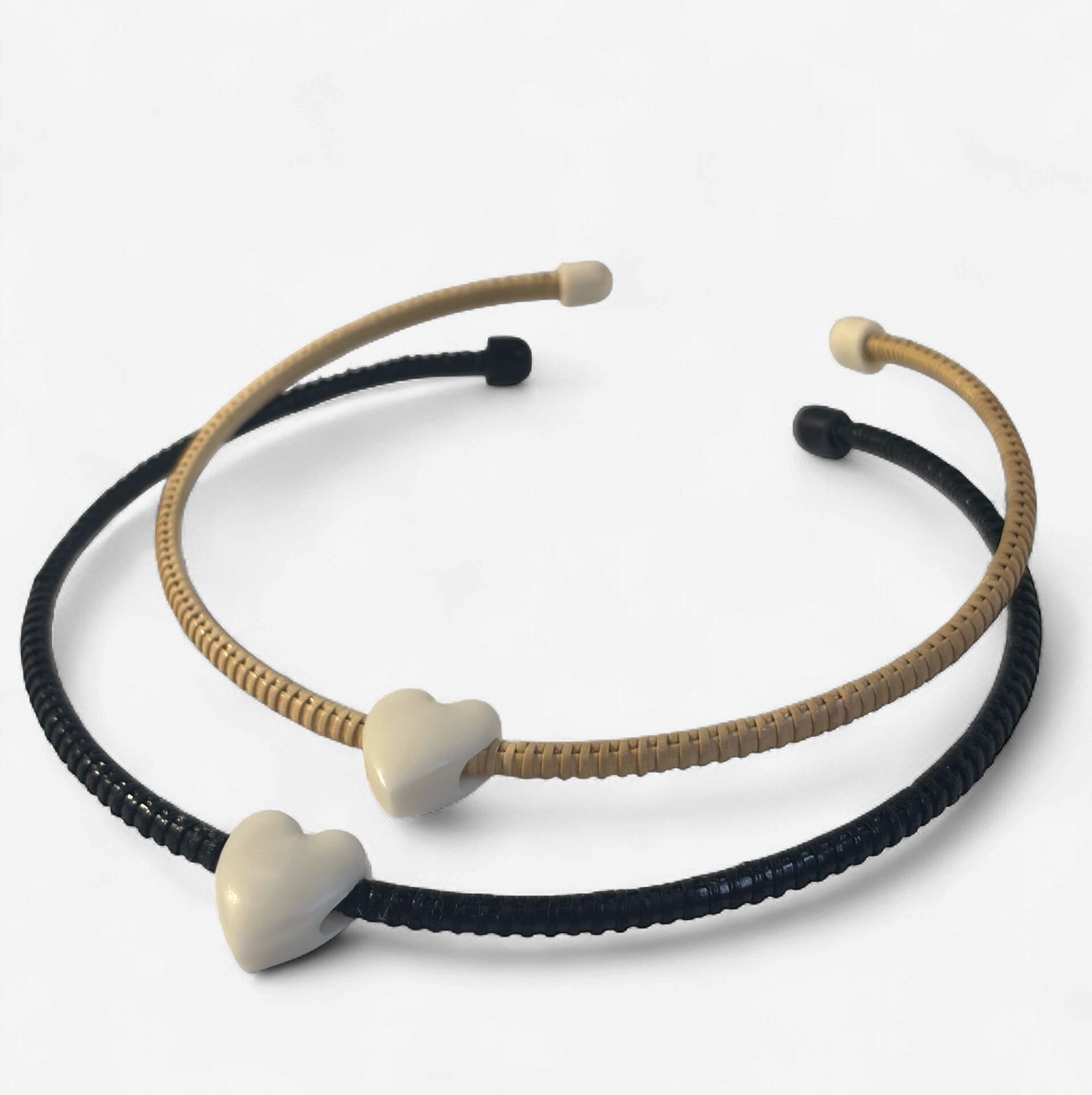 Nantucket Lightship Basket Heart Choker by Laura Stewart