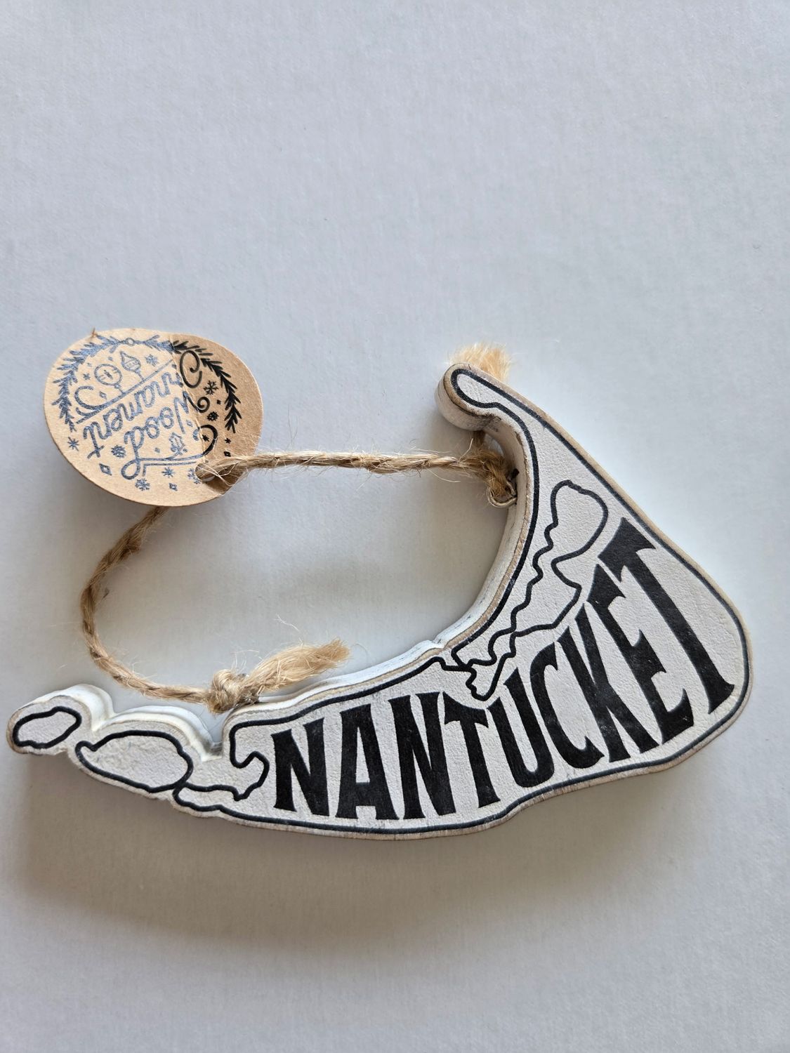 Nantucket Wood Ornament