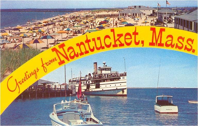 Greetings from Nantucket, Greeting Card,