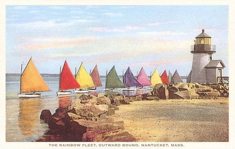 Rainbow Fleet, Greeting Card