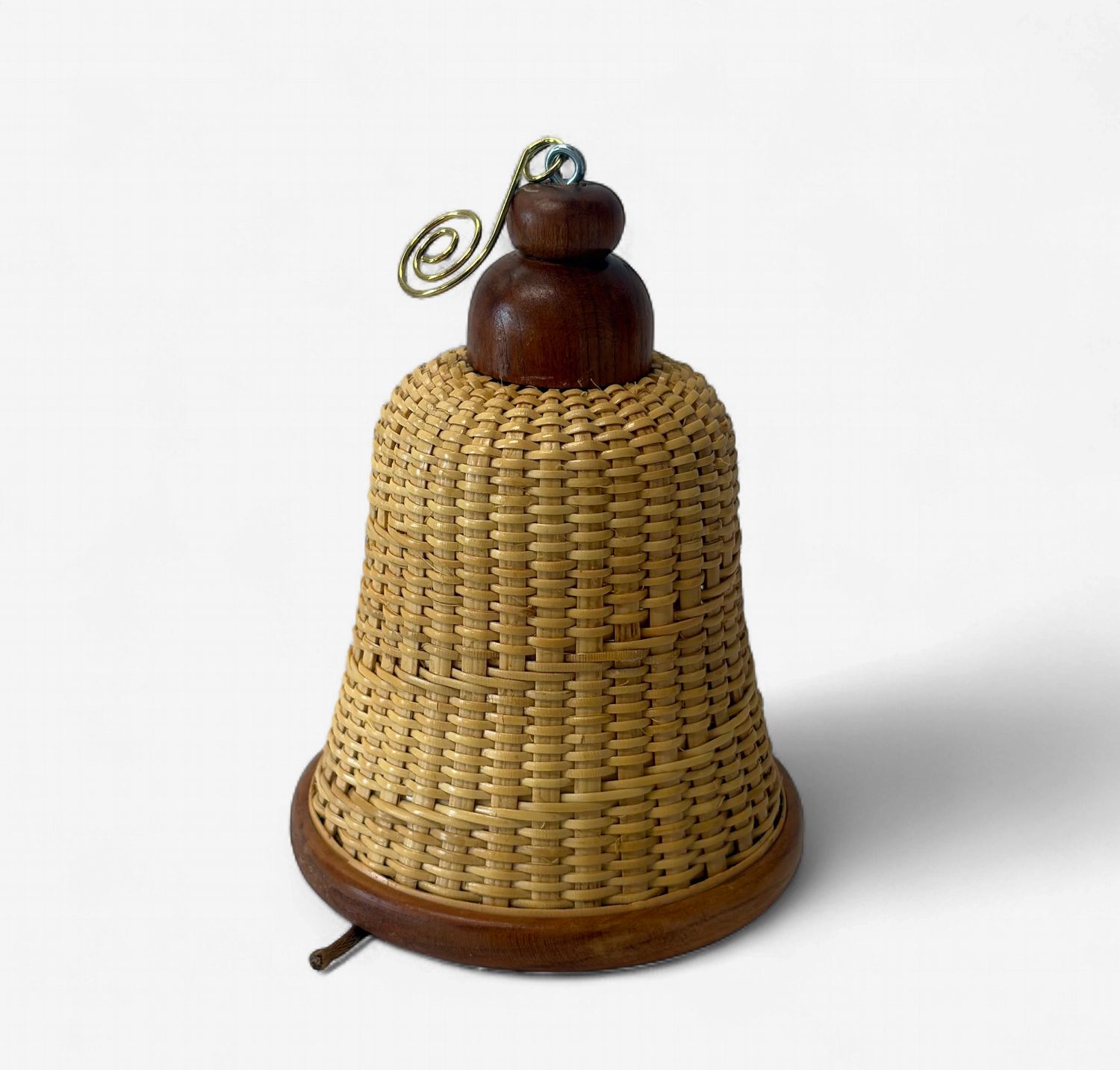 Nantucket Lightship Basket Bell - Large, Style: No Bow - Natural
