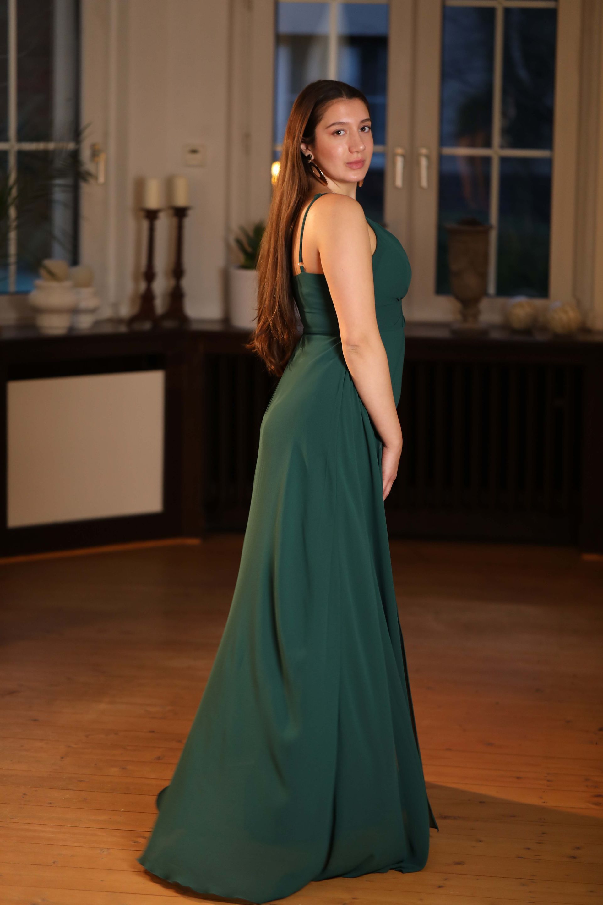 Ellice - Overall mit Rockteil - Petrolgrün