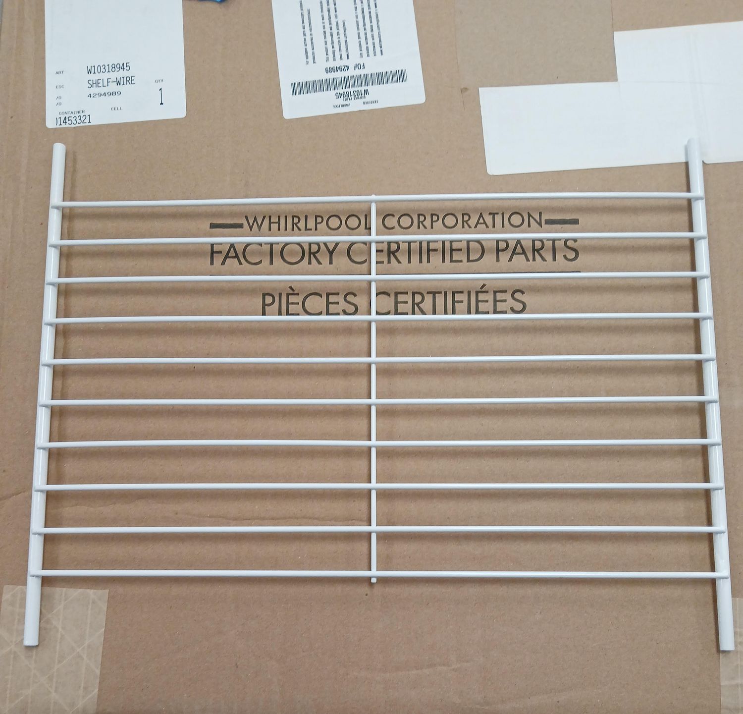 WPW10318948 - WIRE SHELF WHIRLPOOL  ***SEE NOTE***