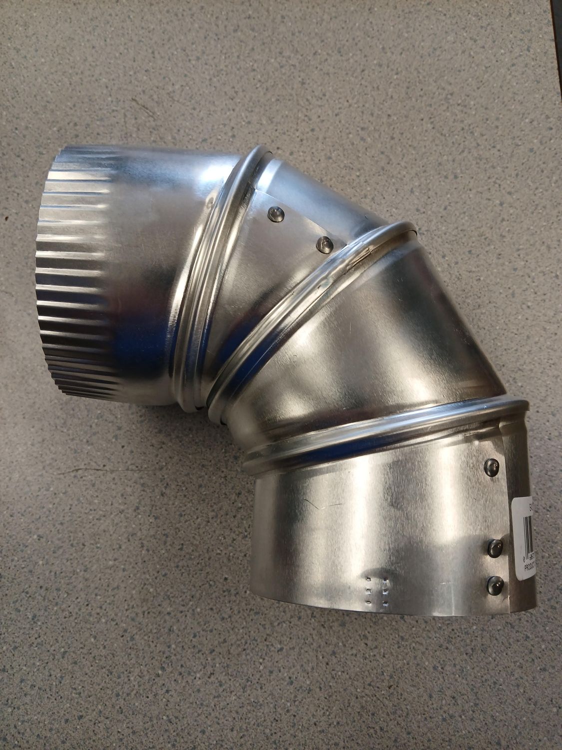 E432 - ALUMINUM 90 ELBOW 4"