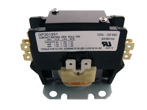 DP301201 - CONTACTOR SINGLE POLE 120V