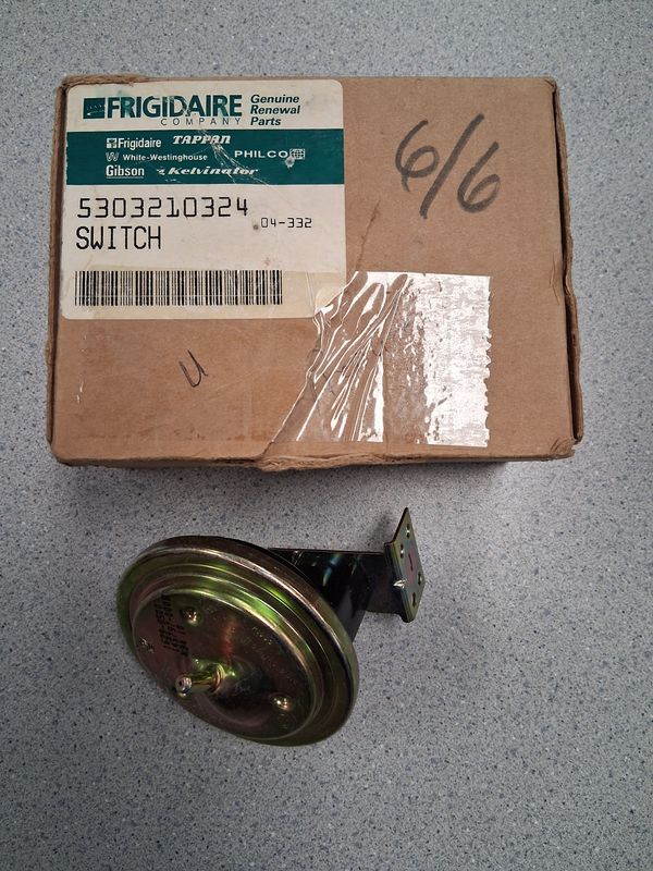5303210324 -  WASHER PRESSURE SWITCH - NLA 5303210324 -  WASHER PRESSURE SWITCH - NLA