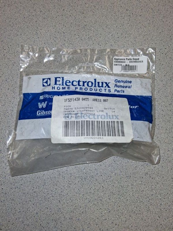5300809944 - DISHWASHER SWITCH - NLA 5300809944 - DISHWASHER SWITCH - NLA