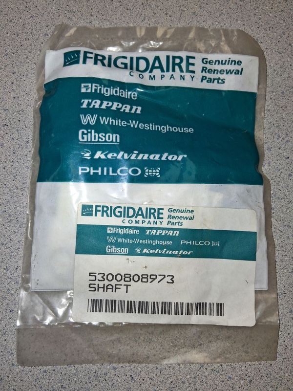 5300808973 - DISHWASHER DETERGENT CUP SHAFT - NLA 5300808973 - DISHWASHER DETERGENT CUP SHAFT - NLA