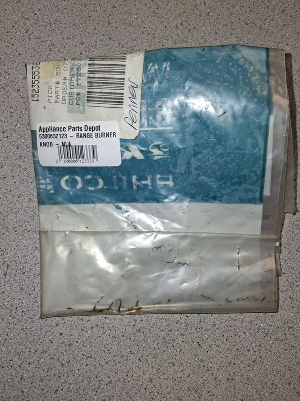 5300632123 - RANGE BURNER KNOB - NLA 5300632123 - RANGE BURNER KNOB - NLA