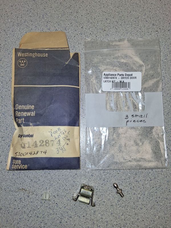 5300142874 - DRYER DOOR LATCH KIT - NLA