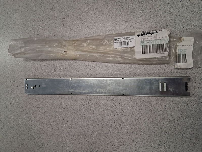 318259311 -  RANGE DRAWER LH OUTER CHANNEL - NLA 318259311 -  RANGE DRAWER LH OUTER CHANNEL - NLA