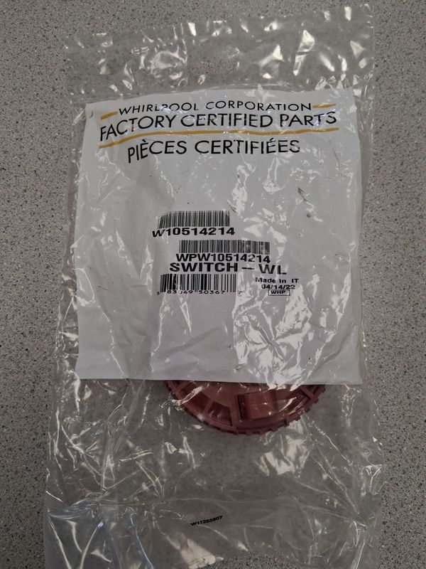 WPW10514214  -  WASHER PRESSURE SWITCH   NO/RO