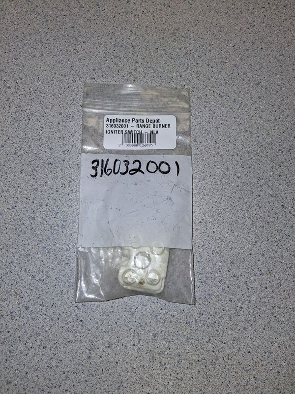 316032001 - RANGE BURNER IGNITER SWITCH - NLA
