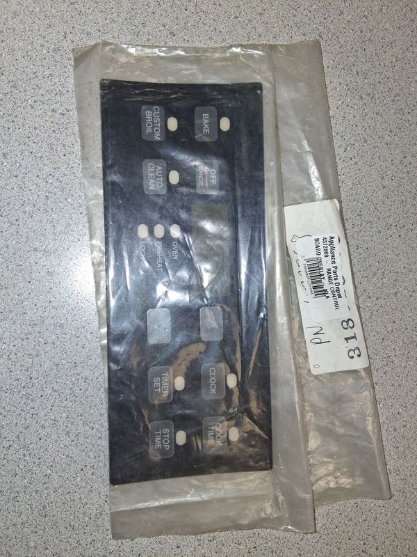 4372868 -  RANGE CONTROL BOARD OVERLAY - NLA