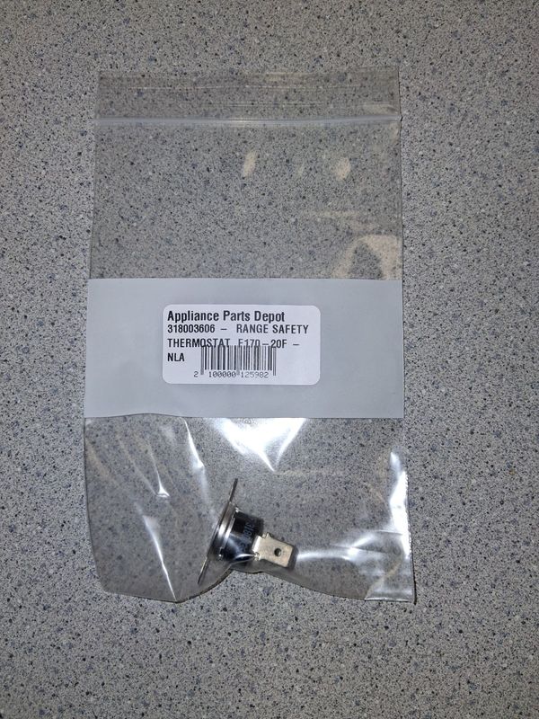 318003606 -  RANGE SAFETY THERMOSTAT  F170-20F - NLA