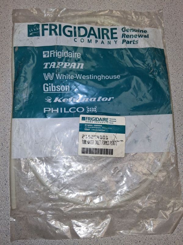 215294101 -  WATER INLET TUBE FOR  ICE DISPENSER - NLA