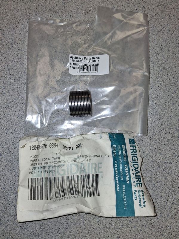 131417600 -  LAUNDRY CENTER TRANSMISSION SPRING - NLA