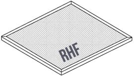 RHF0926 - GREASE FILTERS- 9X15X3/8