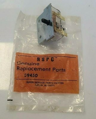 59450 NEW GENUINE OEM RSPC SPEED QUEEN DRYER SWITCH WITH ORIGINAL PACKAGING - NLA