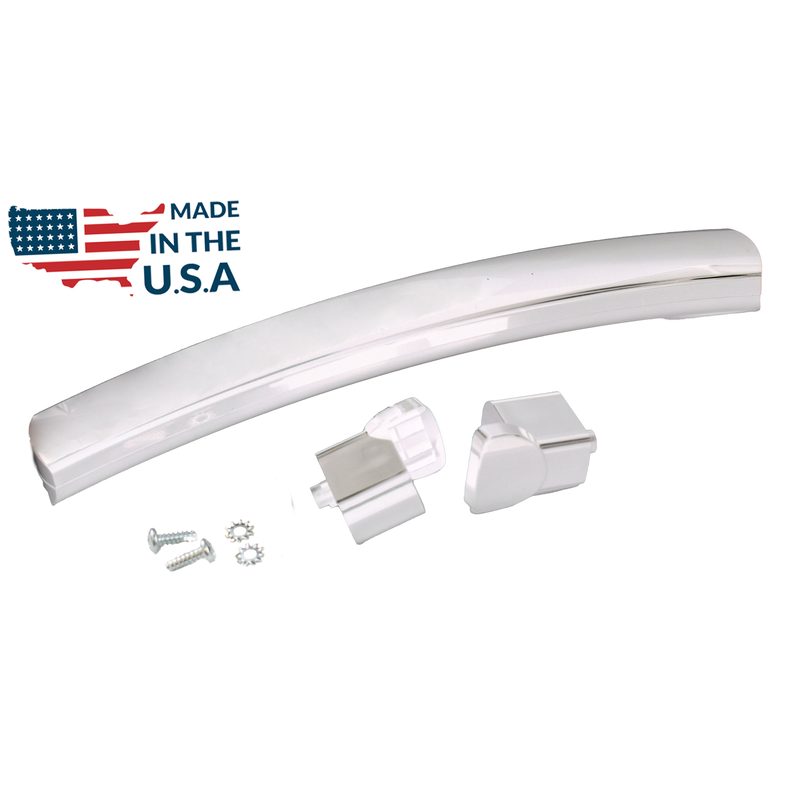 WB15X10276CM   - GE MICROWAVE HANDLE KIT WHITE