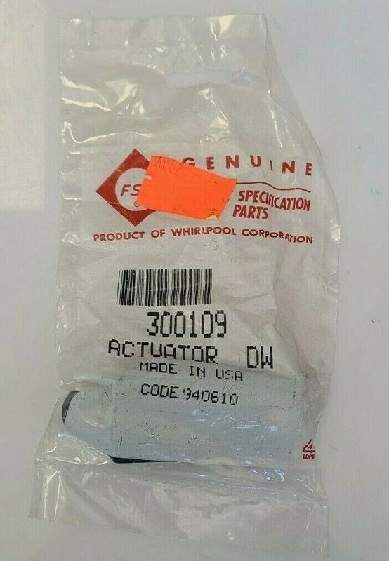 300109 - OEM WHIRLPOOL DISHWASHER DISPENSER ACTUATOR