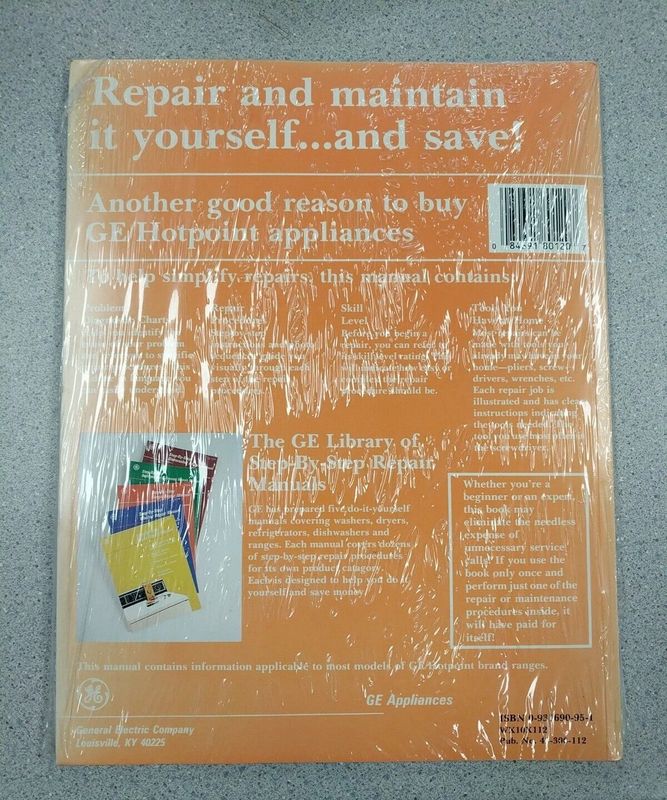 SET OF 3 RANGE/STOVE/OVEN/COOKTOP REPAIR MANUALS VARIOUS BRANDS DIY GUIDES - NLA