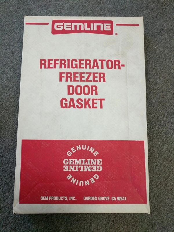 GE145 - GEMLINE GE REFRIGERATOR / FREEZER DOOR GASKET IN ORIGINAL PACKAGING - NLA
