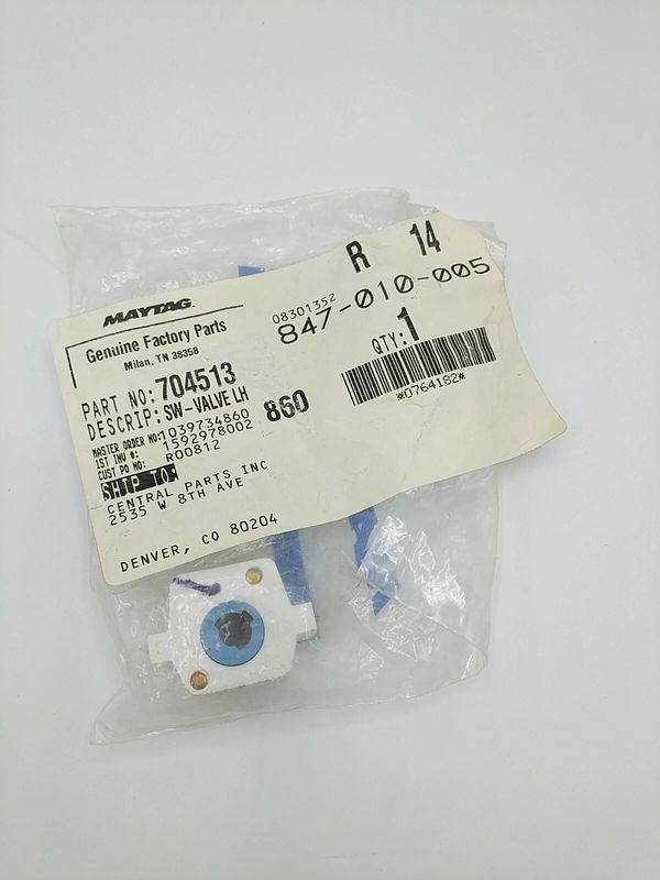 704513 NEW GENUINE OEM MAYTAG RANGE SPARK SWITCH IN ORIGINAL PACKAGING - NLA