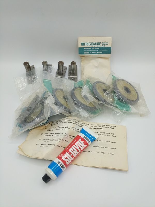 5308950192 NEW GENUINE OEM FRIGIDAIRE DRYER 5 ROLLER KIT IN ORIGINAL PACKAGING - NLA