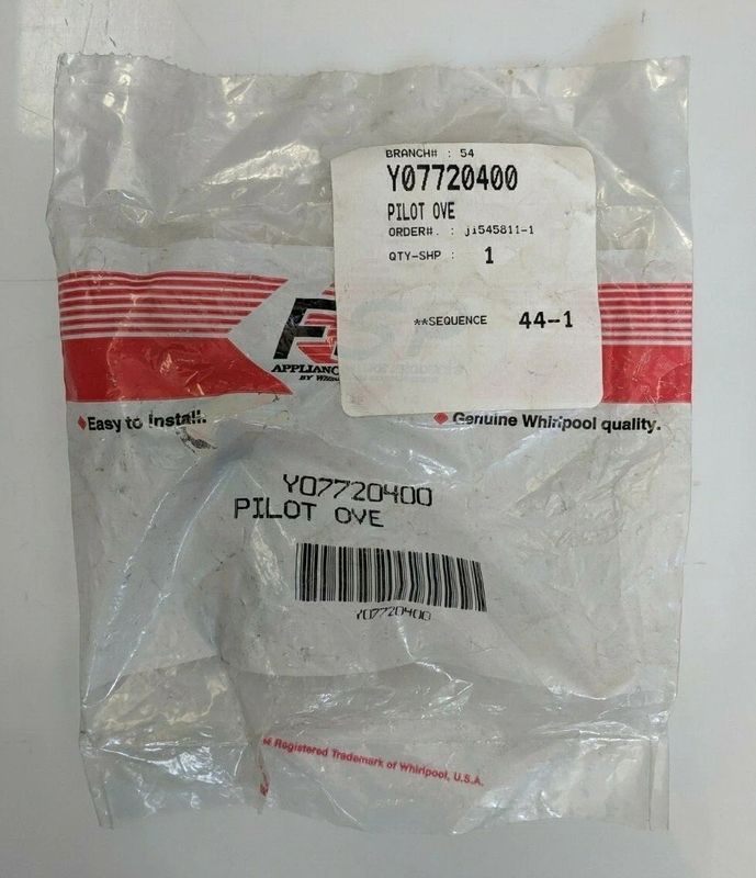 Y07720400 NEW GENUINE OEM MAYTAG RANGE OVEN PILOT ASSEMBLY IN ORIGINAL PACKAGING - NLA