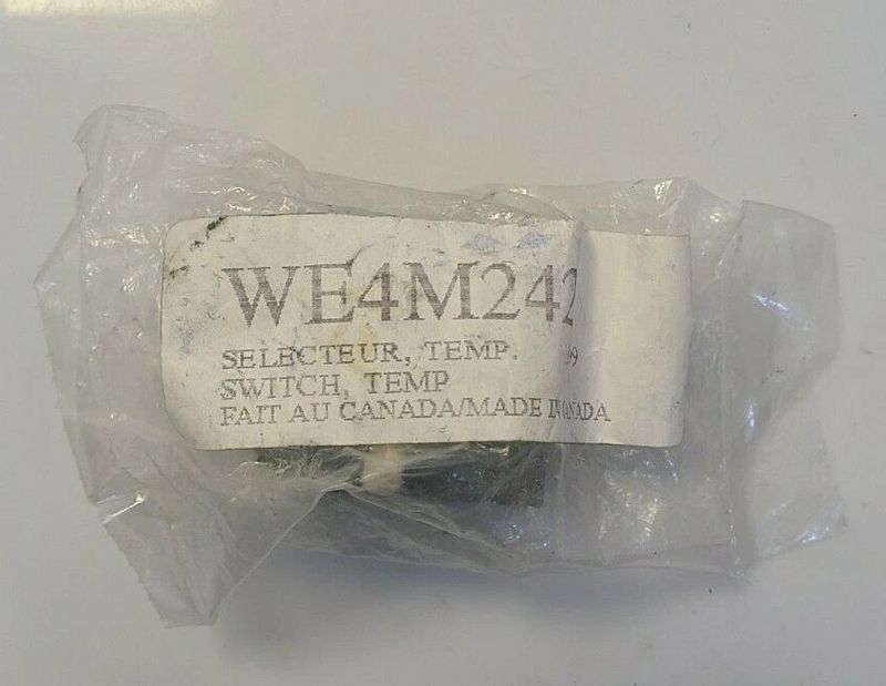 WE4M242 NEW GENUINE OEM GE DRYER TEMP SELECTOR SWITCH IN ORIGINAL PACKAGING - NLA