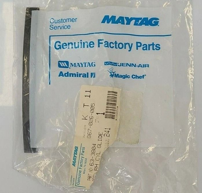63-3804 NEW GENUINE OEM MAYTAG DRYER DRUM GLIDE RIGHT SIDE - NLA