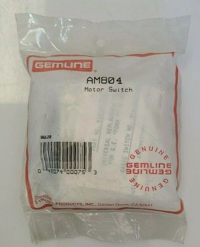 AM804 NEW GEMLINE DRYER MOTOR SWITCH IN SEALED ORIGINAL PACKAGING - NLA