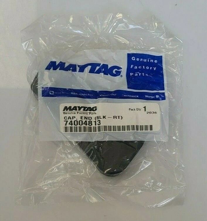 74004813 NEW GENUINE OEM MAYTAG RANGE END CAP IN SEALED ORIGINAL PACKAGING - NLA