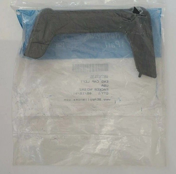 WB7X7131 NEW GENUINE OEM GE RANGE LEFT END CAP IN ORIGINAL PACKAGING - NLA