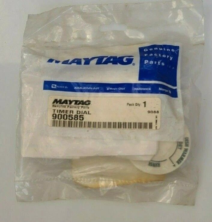 900585 NEW GENUINE OEM MAYTAG DISHWASHER TIMER DIAL IN SEALED ORIGINAL PACKAGING - NLA