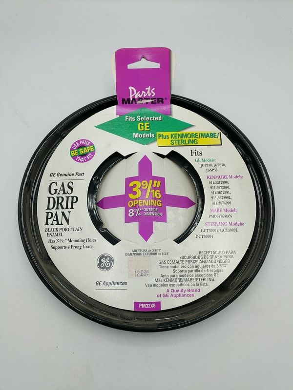 PM32X8 NEW GENUINE OEM PARTSMASTER GE GAS RANGE DRIP PAN - NLA