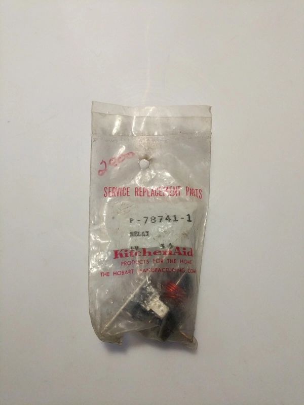 P-78741-1 787411 - OEM KITCHENAID DISHWASHER RELAY IN ORIGINAL BAG - NLA