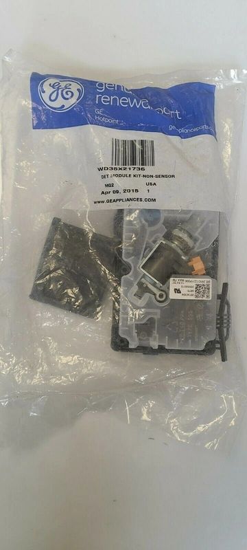 WD35X21736 - OEM GE DISHWASHER DETERGENT DISPENSER PACKAGING - NLA
