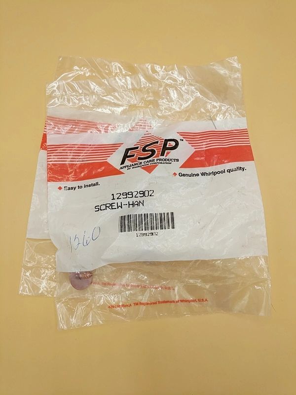 WP12992902 - OEM WHIRLPOOL REFRIGERATOR HANDLE SCREWS